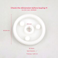 ALFA ROMEO 147 MOTOR  İÇ DİŞLİ (2004-2010) (OEM:3B1837461, 3B1837462, 3B5839461, 3B5839462)