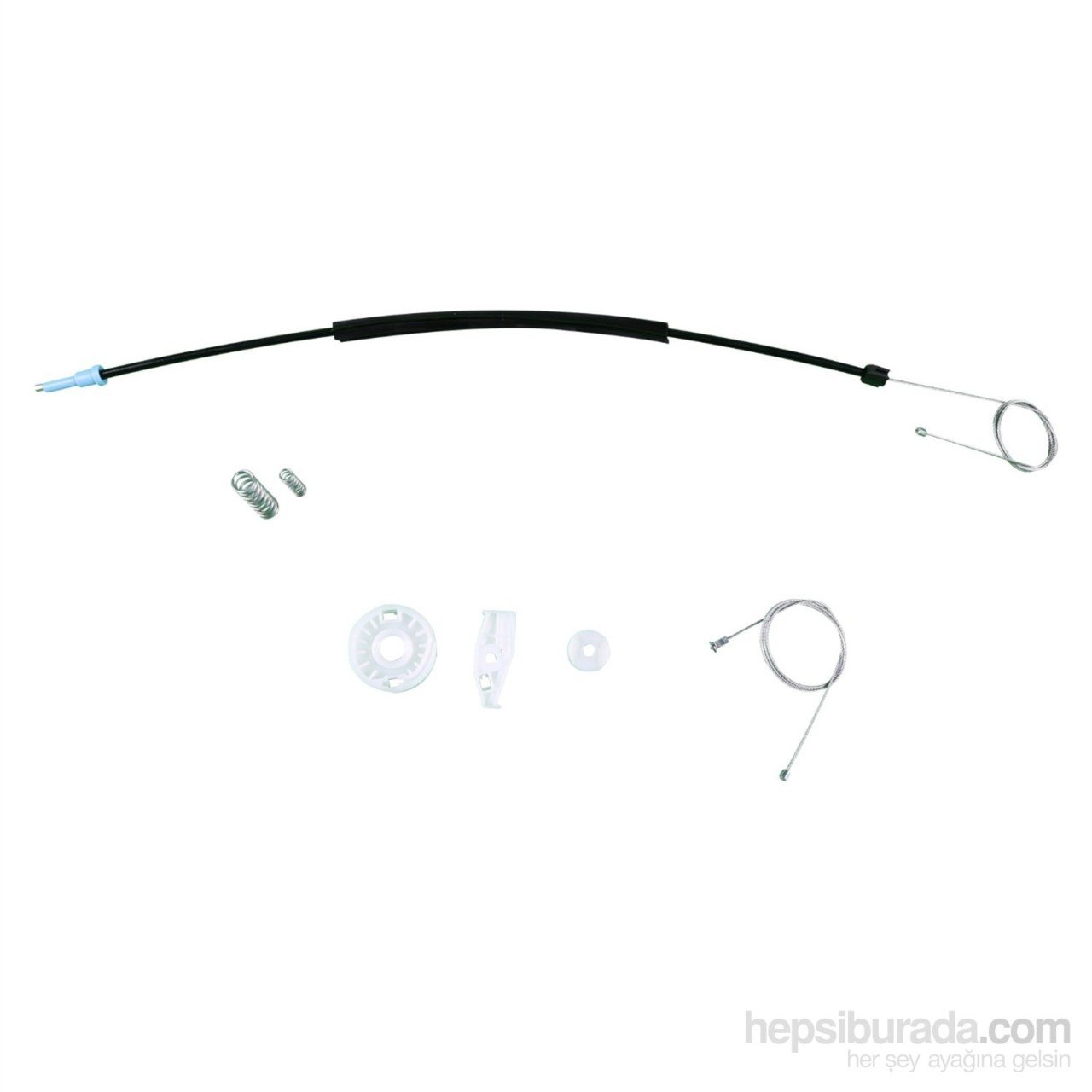 VW New Beetle Cabriolet 2003-2010 İçin Arka Sol Kapı Cam Kriko Tamir Takımı (OEM:1Y0959811, 1Y0898291)