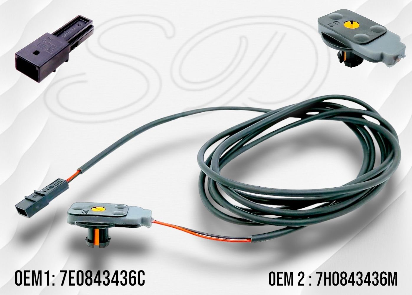 VW T5, T6, Caravelle, Multivan İçin Yan Sanayi Elektrikli Sürgülü Kapı Sensörü(OEM: 7E08436C 7H0843463M)