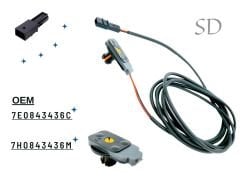 VW T5, T6, Caravelle, Multivan İçin Yan Sanayi Elektrikli Sürgülü Kapı Sensörü(OEM: 7E08436C 7H0843463M)