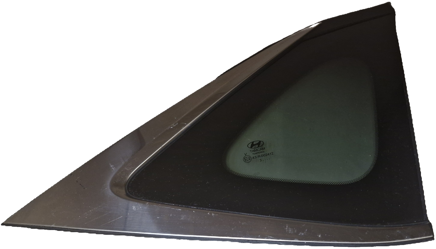 HYUNDAİ I30 I20 SAG NİKELEJLI KELEBEK CAMI (2018-...) (OEM:R-2412-87820 Q0XX0 RH)