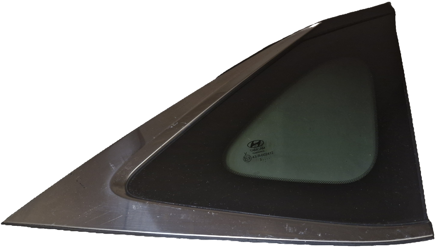 HYUNDAİ I30 I20 SAG NİKELEJLI KELEBEK CAMI (2018-...) (OEM:R-2412-87820 Q0XX0 RH)