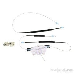 Seat Leon Mk1 1998-2004 İçin Ön Sol Kapı Cam Tel Halat Kriko Tamir Takımı (OEM:1M0837461A, 1M0837755, 1M1837729E)