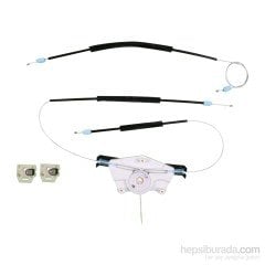 Seat Leon Mk1 1998-2004 İçin Sağ Ön Kapı Cam Tel Halat Kriko Tamir Takımı (OEM:1M0837462A, 1M1837730E)