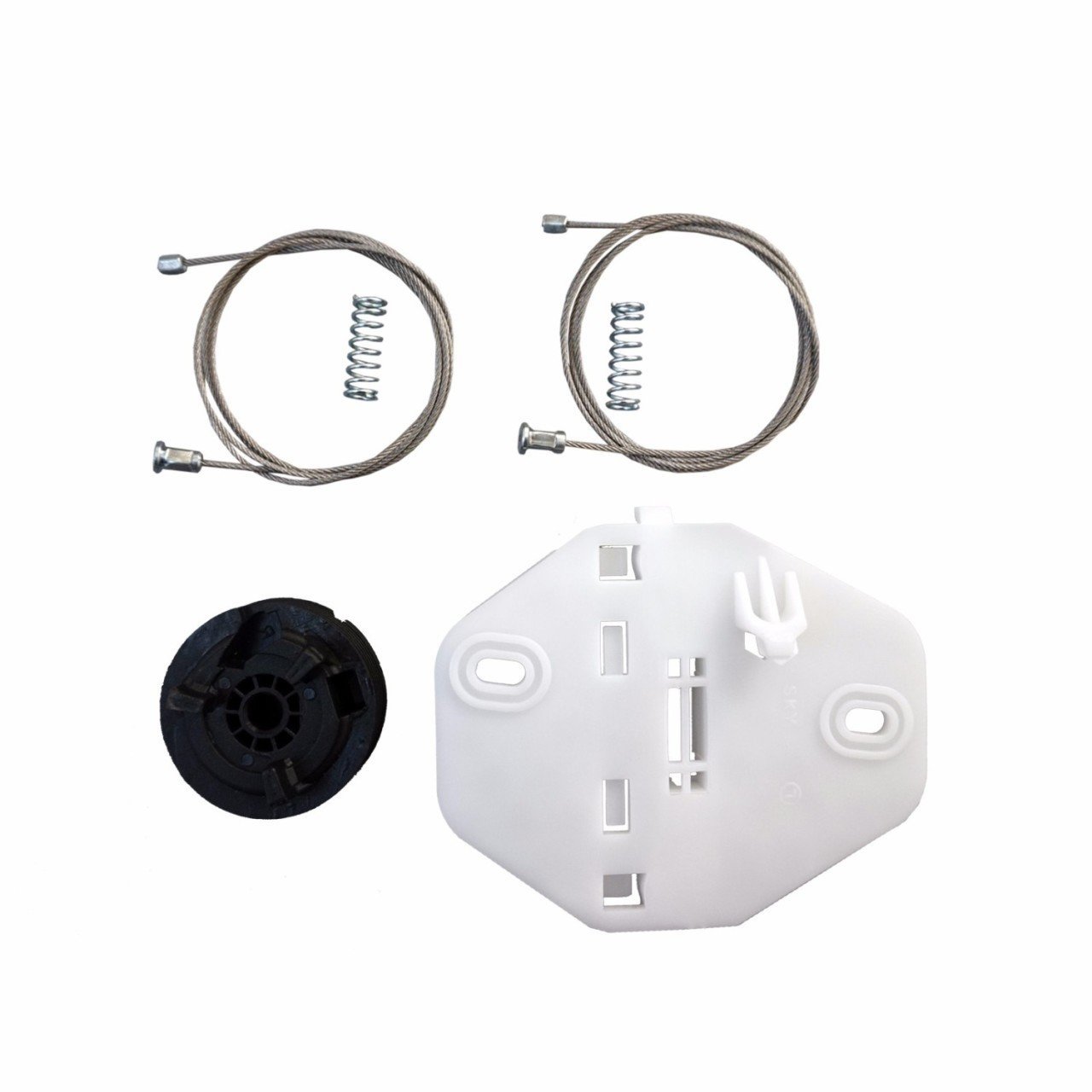 Dacia Logan MK1 2004-2012 İçin Sağ Ön Cam Tel Halat İndirme Kaldırma Mekanizması Tamir Takımı (OEM:8200901102, 6001547150, 400727D, 6001550254)