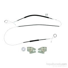 Bmw E46 2001-05 İçin Sol Ön Kapı Cam Kriko Tel Halat Tamir Takımı (OEM:51337020659)