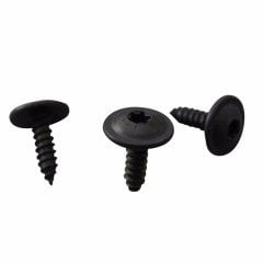 AUDI İçin 10 Adet Yuvarlak Yıldız Çapraz Başlı Metal Vida Klips 4.8mm x 20mm