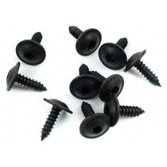 AUDI İçin 10 Adet Yuvarlak Yıldız Çapraz Başlı Metal Vida Klips