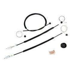 Citroen C3 Pluriel Convertible 2003-2009 İçin Ön Sol Cam Kriko TEl Halat Tamir Seti (OEM: 9221P1-9221X6-9643369480)