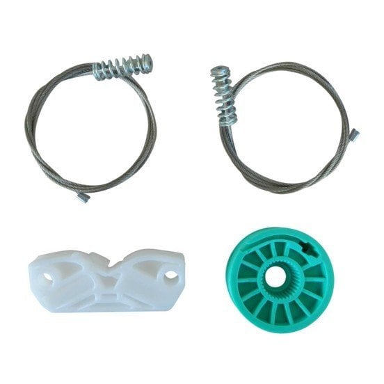 Mercedes CLK C209 A209 2002-2009 İçin Arka Cam veya Sol Kapı Cam Kriko Tel Halat Tamir Seti (OEM:A2096700103)