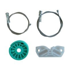 Mercedes CLK C209 A209 2002-2009 İçin Arka Cam veya Sol Kapı Cam Kriko Tel Halat Tamir Seti (OEM:A2096700103)