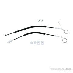 Citroen C3 İçin Sol Arka Kapı Cam Kriko Tel Halat Tamir Takımı (2003-2010) (OEM: 9643071080)