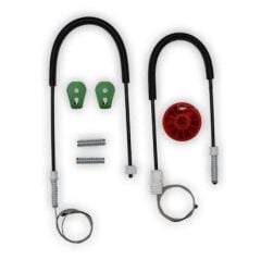 Citroen C3 İçin Sağ Arka Kapı Cam Kriko Tel Halat Tamir Takımı (2003-2010) (OEM: 9643071180)