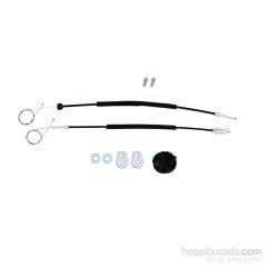 Citroen C3 İçin Sağ Arka Kapı Cam Kriko Tel Halat Tamir Takımı (2003-2010) (OEM: 9643071180)