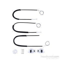 Citroen Xsara Picasso İçin Ön Sol Kapı Cam Kriko Tel Halat Tamir Takımı (1999-2004) (OEM:-)