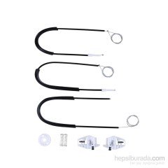 Citroen Xsara Picasso İçin Ön Sol Kapı Cam Kriko Tel Halat Tamir Takımı (1999-2004) (OEM:-)