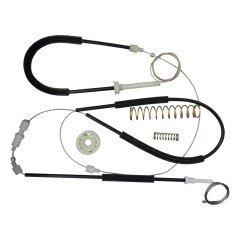 VW EOS CC Cabriolet 2006-2015 İçin Ön Sağ Kapı Cam Mekanizması Tel Halat Tamir Seti (OEM:1Q0837462)