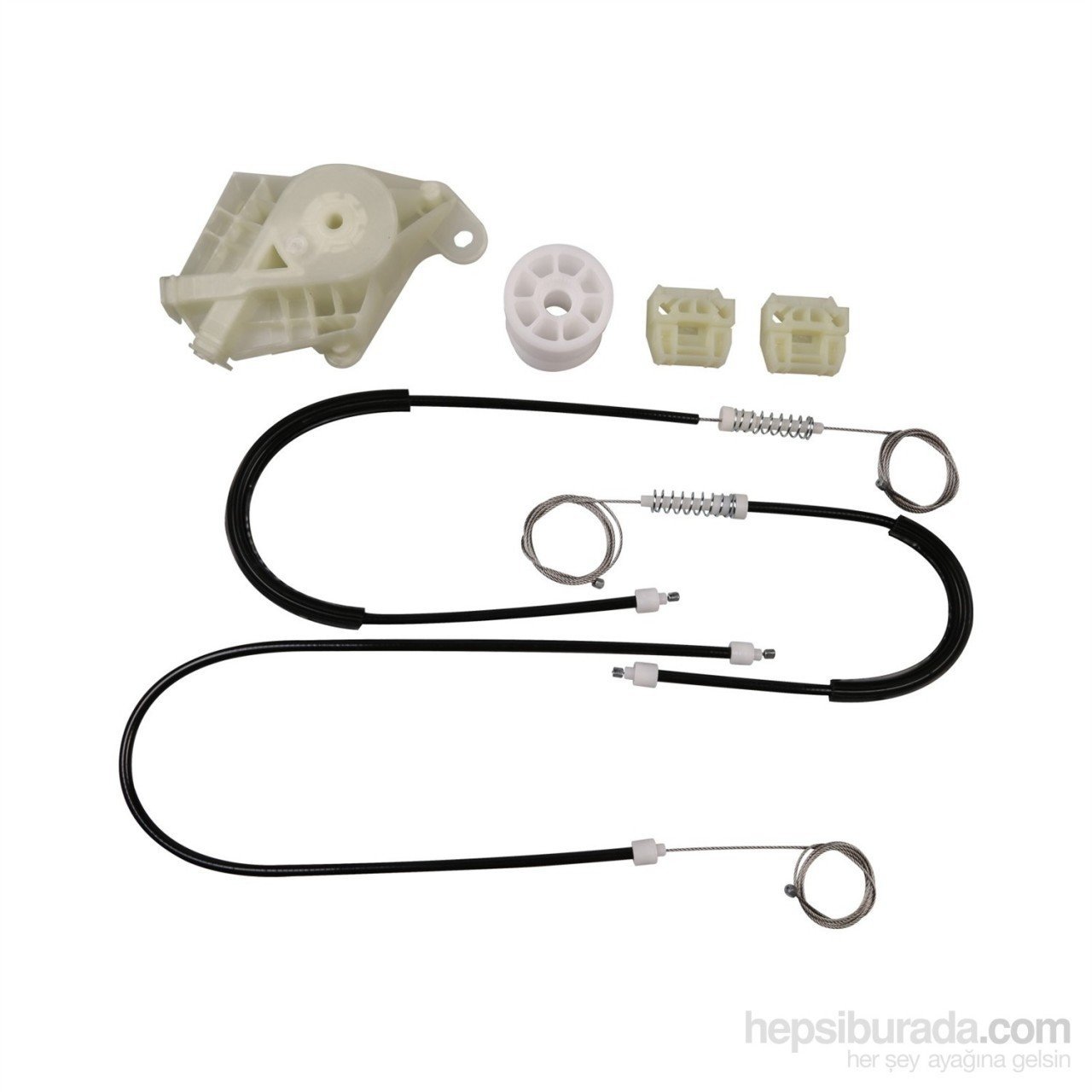 Vw Transporter T5 İçin Ön Sağ Kapı Cam Kriko Tel Halat Tamir Seti (2003-2015) (OEM:7H0 837 754B-7H0837754B)