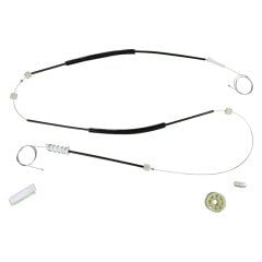 Audi TT Tipi 8J MK2 2006-2014 İçin Ön Sol Cam Kriko Tel Halat Tamir Seti (OEM: 8J0837461)