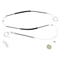 Audi TT Tipi 8J MK2 2006-2014 İçin Ön Sol Cam Kriko Tel Halat Tamir Seti (OEM: 8J0837461)