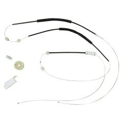 Audi TT Tipi 8J MK2, 2006-2014 İçin Ön Sağ Cam Kriko Tel Halat Tamir Seti (OEM CODE: 8J0837462)
