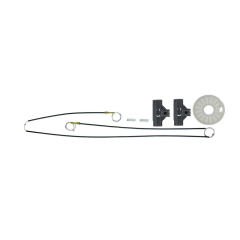 VW Polo MK3 3 Kapı Ön Sol Sağ Cam Krikosu Tamir Seti 99-01 6N4837401K