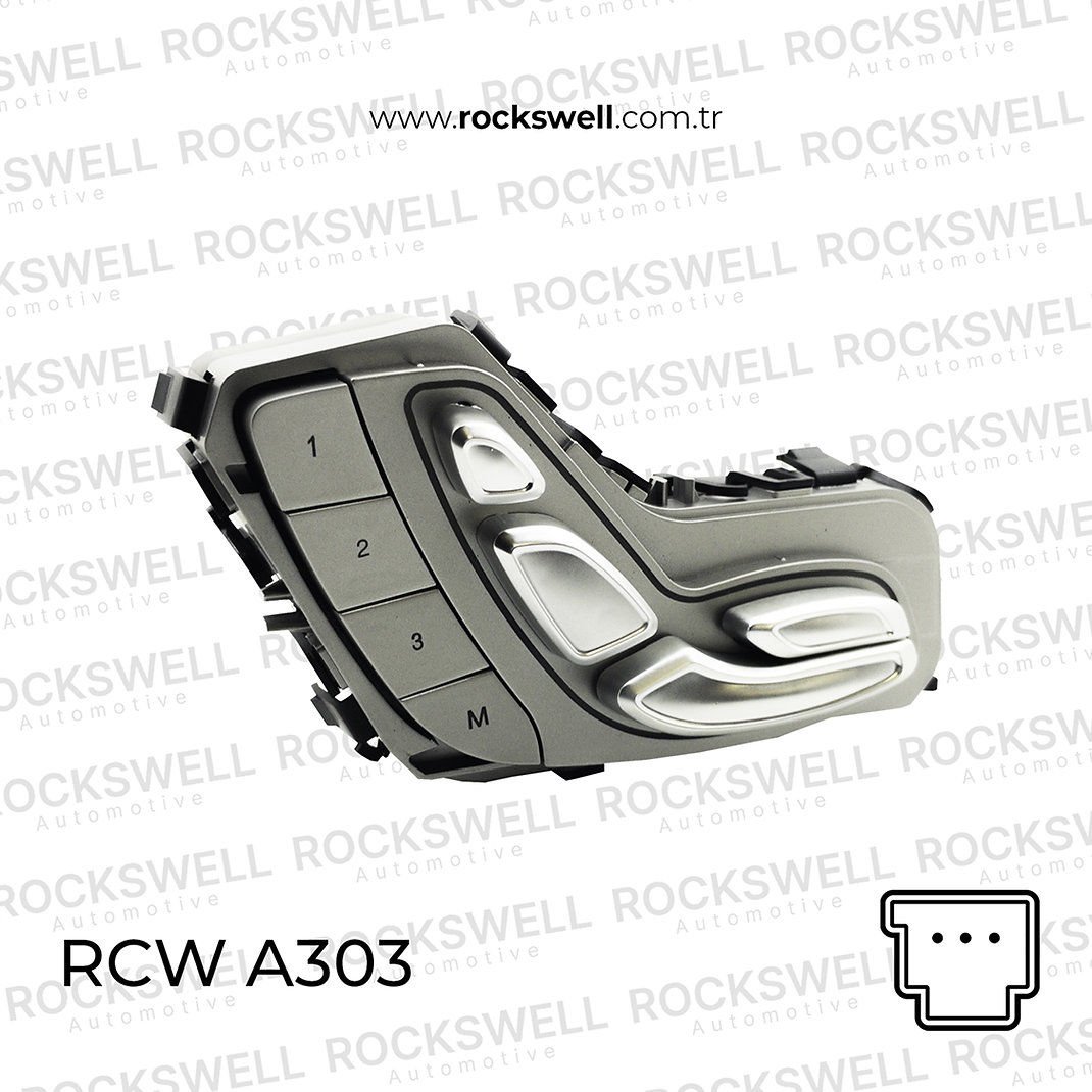 MERCEDES BENZ KOLTUK AYAR DUGMESI SOL (HAFIZALI) C-CLASS W205 14> S205 14> C205 16> A205 16> (OEM A2059056651 7N49)