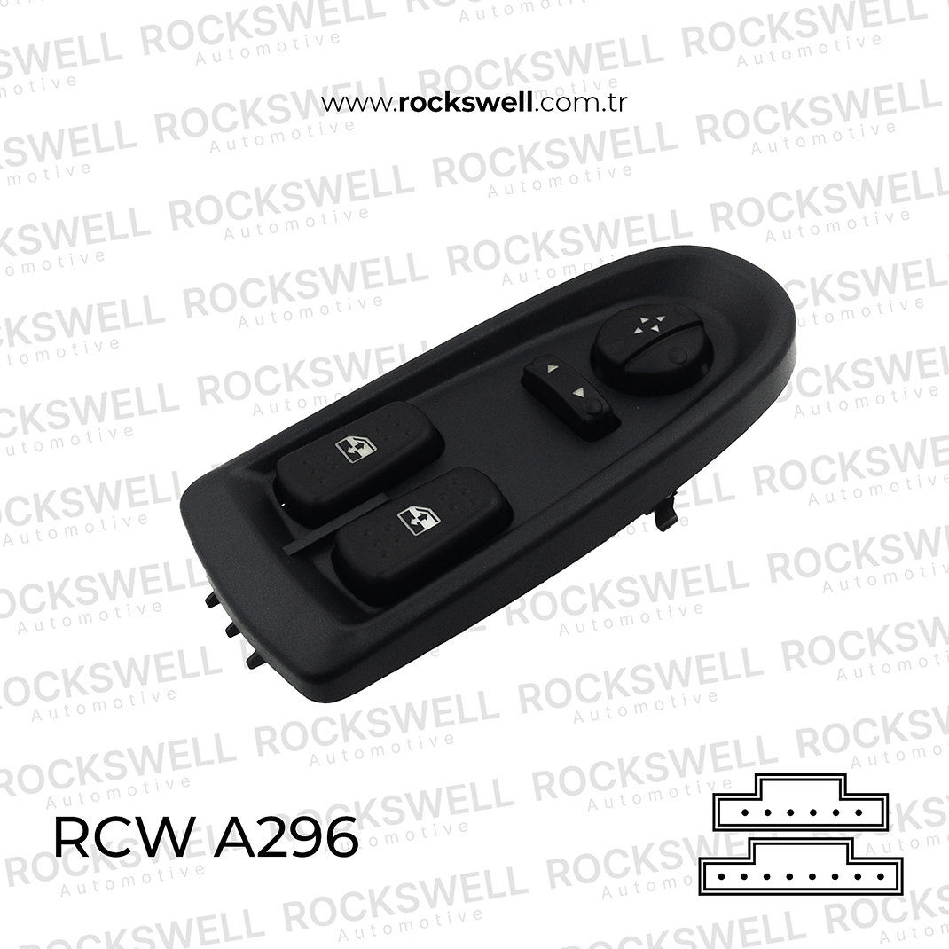 IVECO - DAILY CAM ANAHTARI (DUGMESI) CIFTLI SOL DAILY 12>14 CERCEVELI (AYNA AYARLI) (OEM 5801484207)