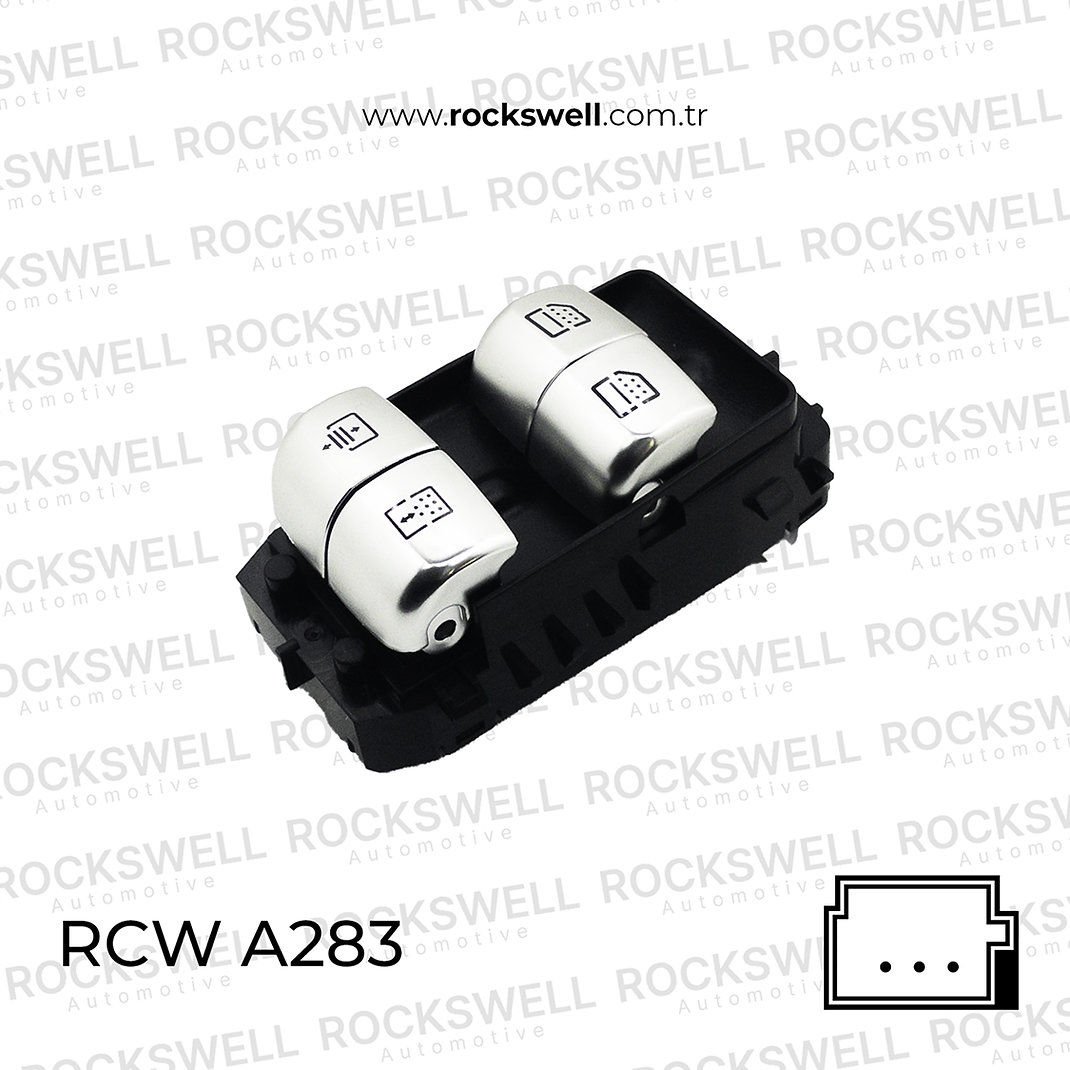 Mercedes W222 Cam Düğmesi 2013-2017 Arka Dörtlü Siyah Yansanayi OEM A22290515059051
