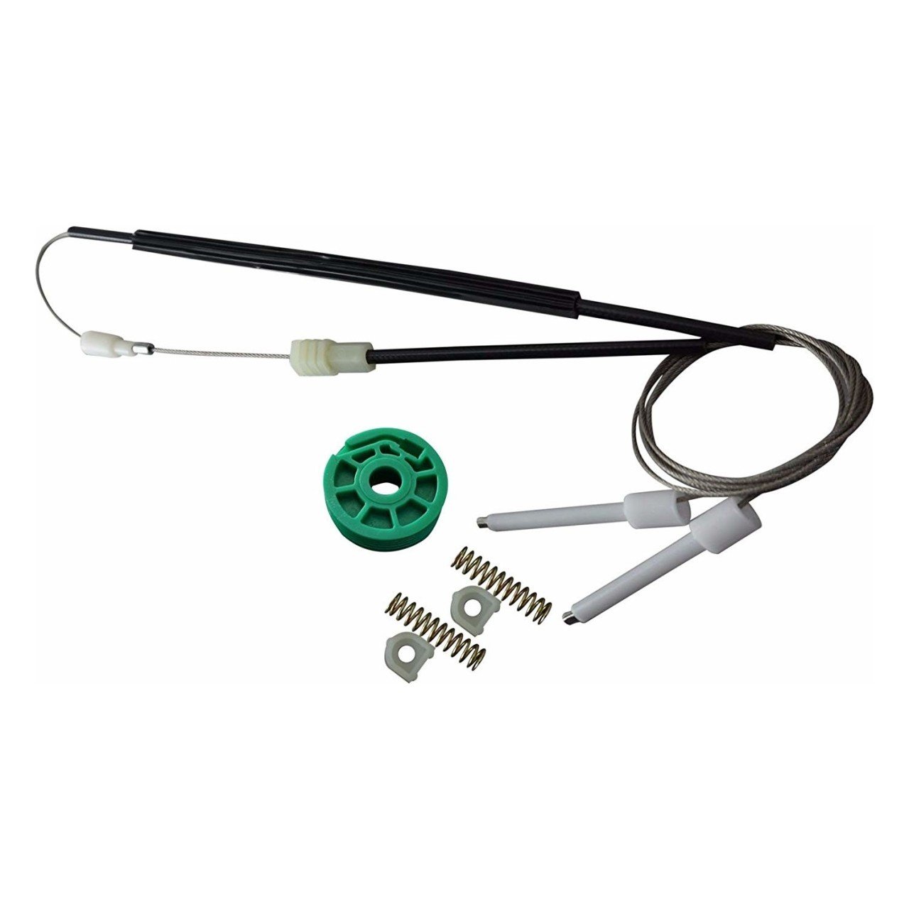 Audi A6 C4 4A 1994-1998 Ön Sol Cam Mekanizması Tel Halat Tamir Takımı (OEM:4A0837461A, 4A0837397, 4A0837397B)