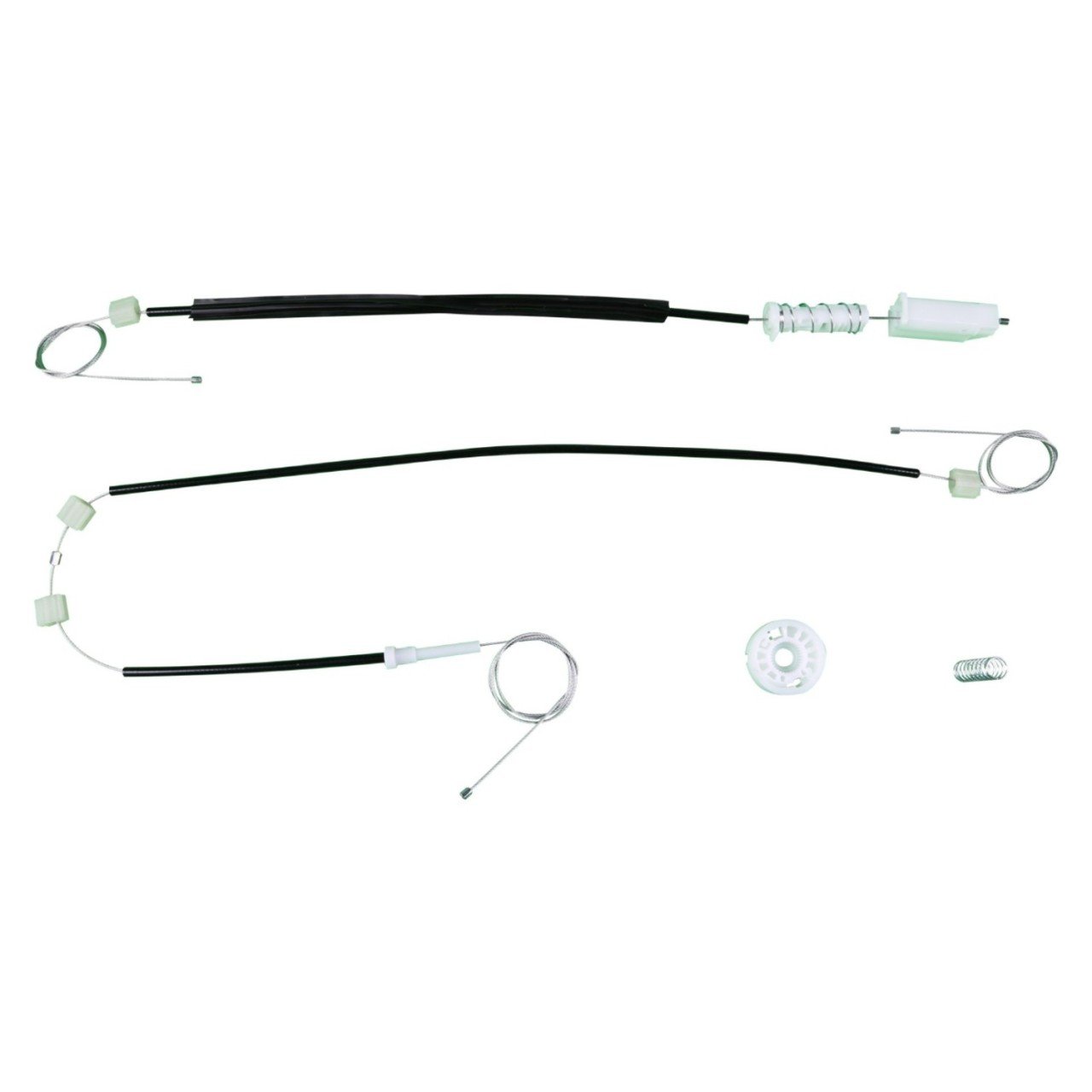 Mercedes CLS W219 2004-2010 İçin Arka Sağ Cam Kriko Tel Halat Tamir Seti (OEM: A2197300746-A2197300946)