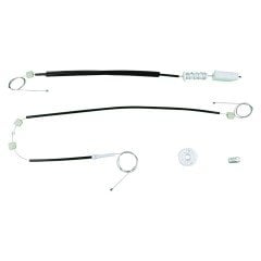 Mercedes CLS W219 2004-2010 İçin Arka Sağ Cam Kriko Tel Halat Tamir Seti (OEM: A2197300746-A2197300946)