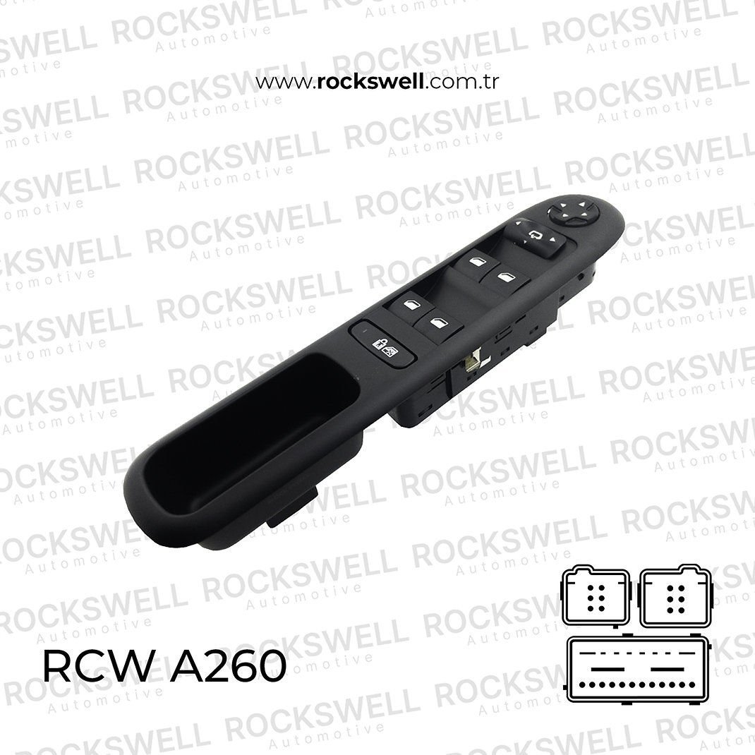 PEUGEOT 3008 - 5008 CAM ANAHTARI SURUCU SOL TARAFI KATLANIR AYNALI CERCEVELI 10>16 (OEM 96650621ZD-6490X6)