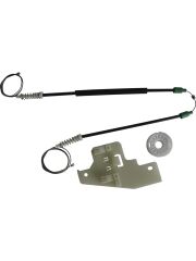 Peugeot 407 İçin Arka Sol Kapı Cam Kriko Tel Halat Tamir Takımı (2004 – 2011) (OEM: