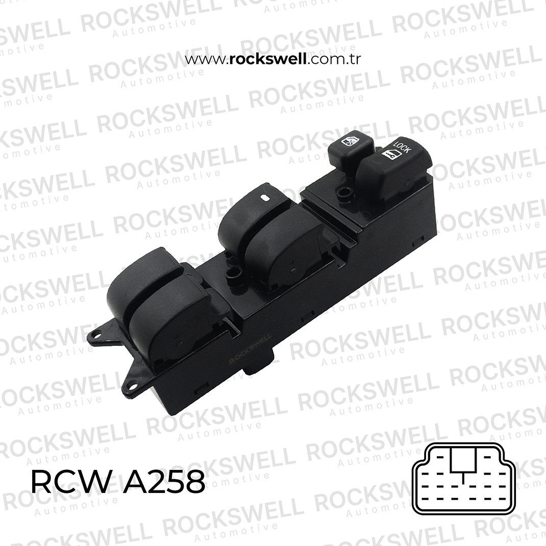 LANCER CAM ACMA KAPAMA DÜĞMESİ SOL DORTLU LANCER 08 10 (18 PIN) (OEM 8608A068)