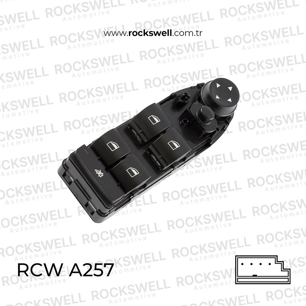 BMW CAM ACMA DUGMESİ SOL DORTLU PERDESIZ KATLANMAZ BMW E60 E61 08 10 (OEM 61319122110)