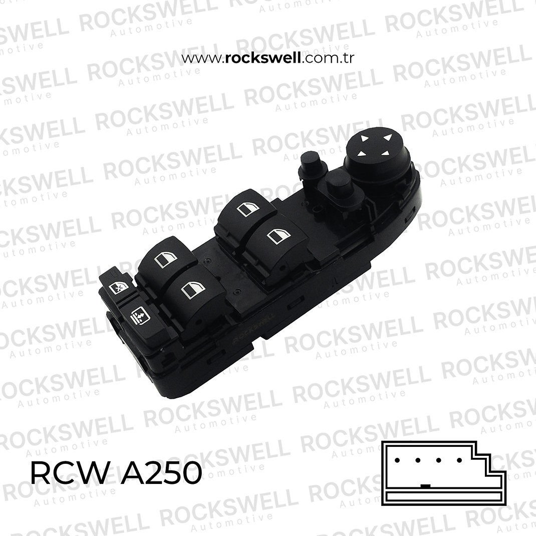 BMW CAM ANAHTARI SOL DORTLU PERDELI KATLANIR BMW E60 08>10 (OEM 61319122113)