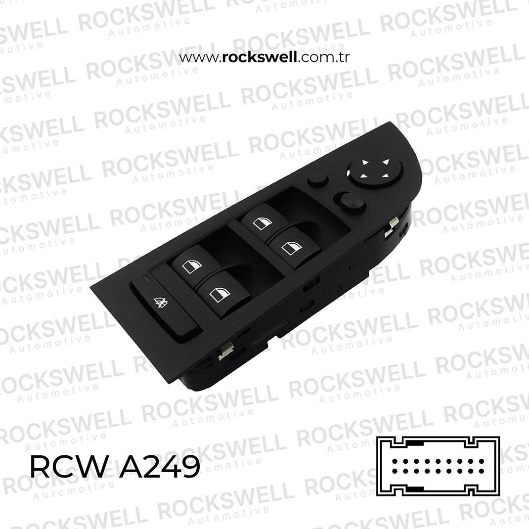 BMW CAM ACMA ANAHTARI SOL DORTLU KARARTMALI KATLAMALI AYNA SIYAH CERCEVELI BMW E90 E91(OEM 61319132135 61319217332)