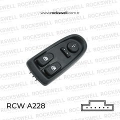 IVECO - DAILY CAM ANAHTARI (DUGMESI) CIFTLI SOL DAILY 06>12 CERCEVELI (AYNA AYARLI)(OEM 5801304491)