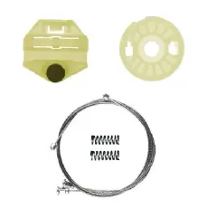 W201 CAM KRİKO TELİ ARKA SOL SAĞ SET (1986-1995) (OEM: 1247300346-1247300446)