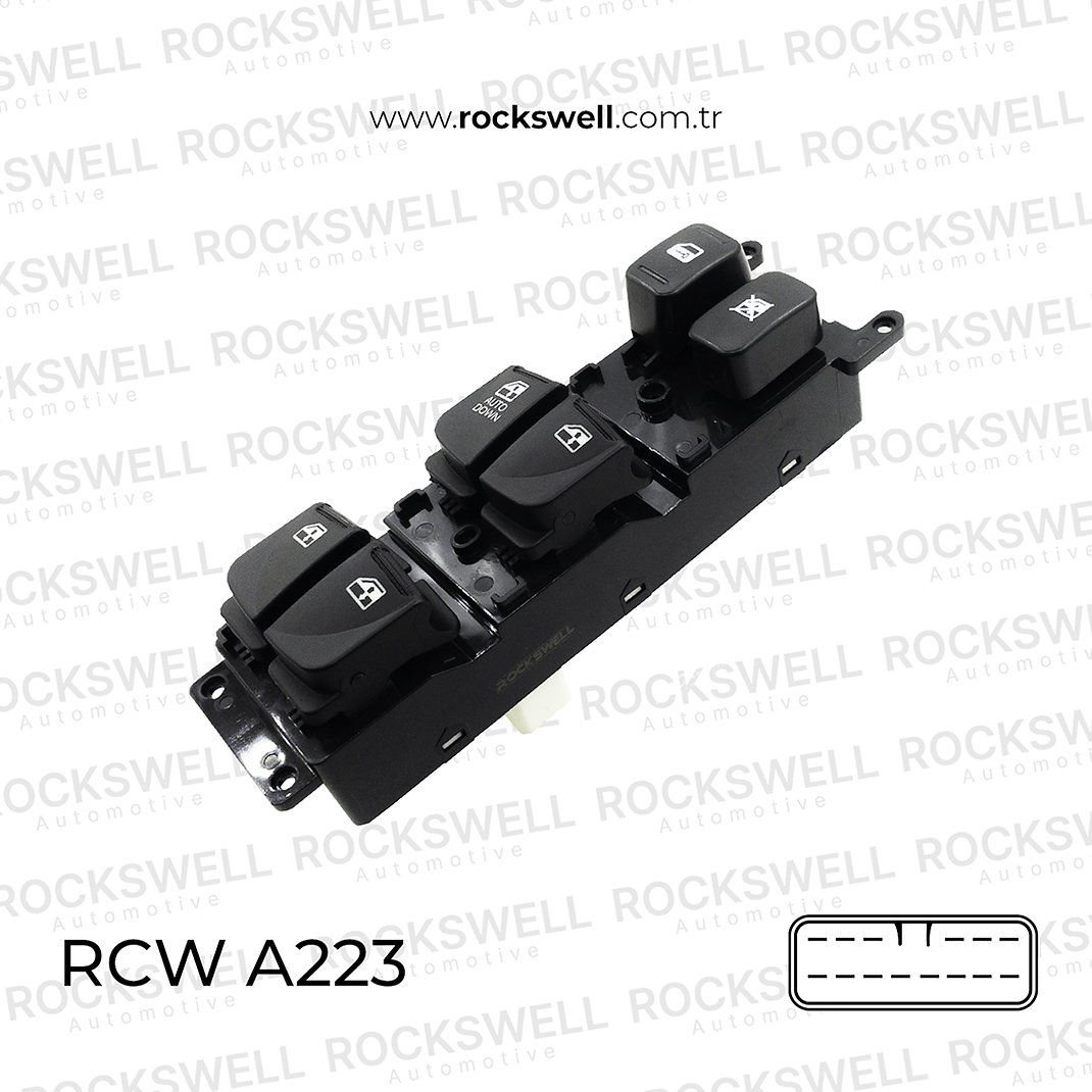 HYUNDAİ ACCENT ERA CAM ACMA ANAHTARI ON SOL 2006->(OEM 93570-1E110)