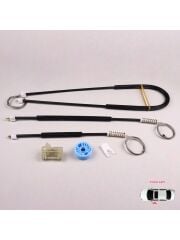 Peugeot 307 Cabriolet CC Sol Ön Kapı Cam Kriko Tel Halat Tamir Takımı (2003-2008) (OEM: