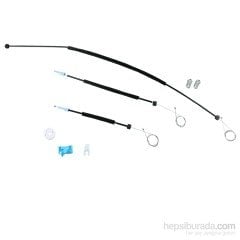 Peugeot 307 Cabriolet CC Sol Ön Kapı Cam Kriko Tel Halat Tamir Takımı (2003-2008) (OEM:
