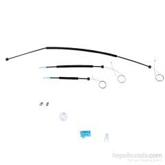 Peugeot 307 Cabriolet CC Sağ Ön Kapı Cam Tel Halat Kriko Tamir Takımı (2003-2008) (OEM:9222.V9 , 9650593780 , 9222N8)