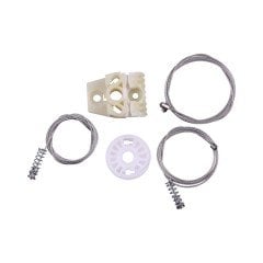 VW Tiguan (5N) 2007-2018 İçin Ön Sol Cam Kriko Tel Halat Tamir Seti (OEM: 5N0837461)