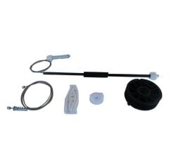 Peugeot 206 Cc Cabriolet Arka Sol Kapı Cam Tel Halat Kriko Tamir Takımı (2002-2008) (OEM:9224.58, 922458, 9636597280, 9636597280D)