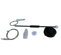 Peugeot 206 Cc Cabriolet Arka Sol Kapı Cam Tel Halat Kriko Tamir Takımı (2002-2008) (OEM:9224.58, 922458, 9636597280, 9636597280D)