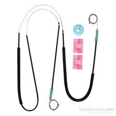 Audi A6 C6 Typ İçin Sol Ön Kapı Cam Kriko Tel Halat Tamir Takımı (2004 - 2011) (OEM:4F0 837 461  4F0 837 461 A  4F0 837 461 B  4F0 837 461 C )