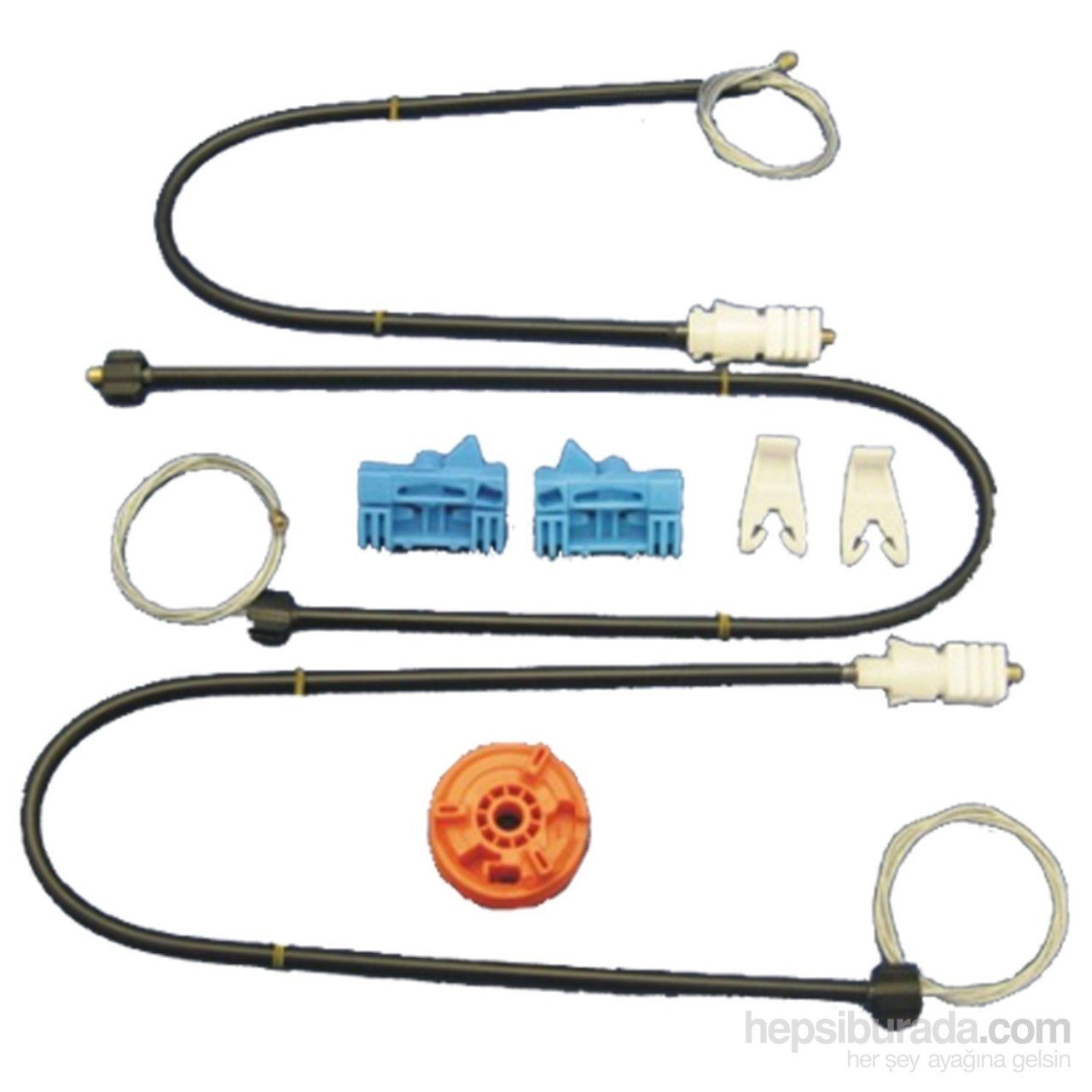 Renault Vel satis  İçin Ön Sağ Kapı Cam Kriko Tamir Takımı (2000-2009) (OEM: 8200008326 , 8200008328 , 8200722828)