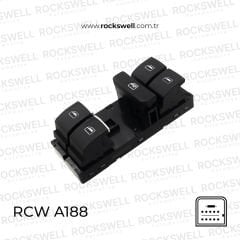 POLO 15>18 CAM ACMA KAPAMA ANAHTARI SOL DORTLU (OEM:6C0959857 6C0959857D)